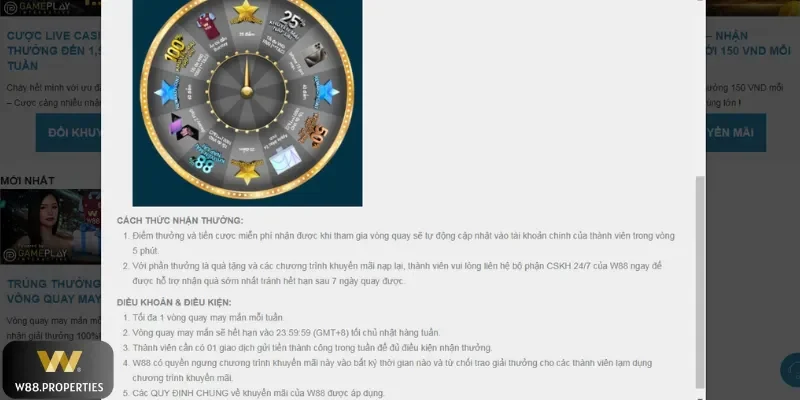 Điều kiện lĩnh thưởng