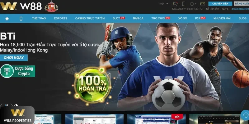 game thể thao W88