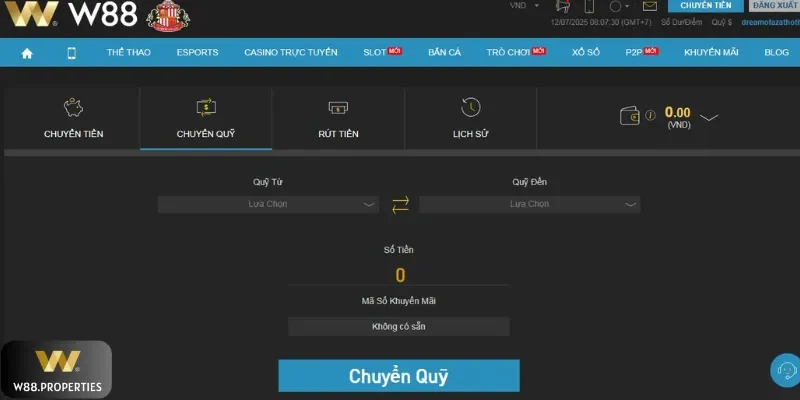 Hướng dẫn giải ngân từ W88 link