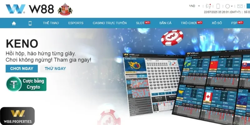 Làm quen với xổ số nhanh Keno