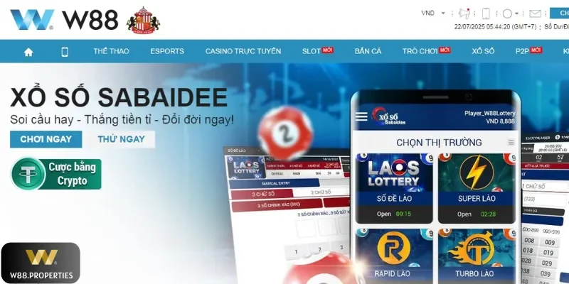 Lý do bạn nên chơi xổ số W88