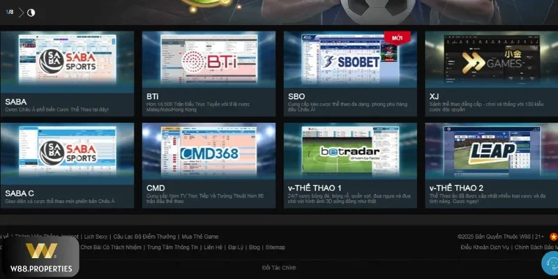 Nhiều loại hình cho bạn cược