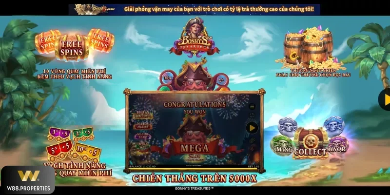 slot Đảo châu báu W88