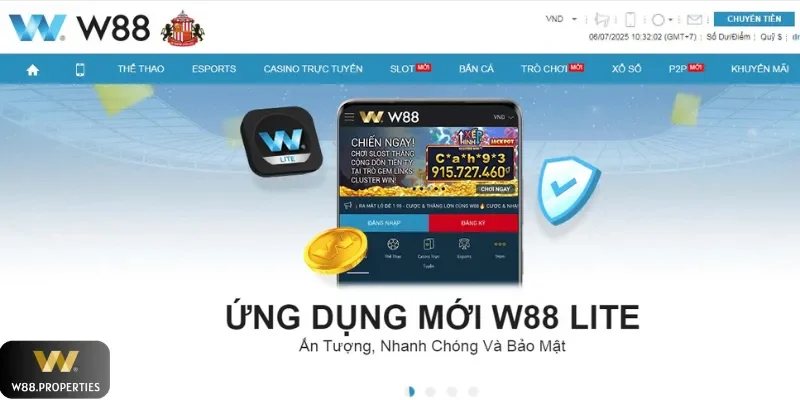 Tải app W88