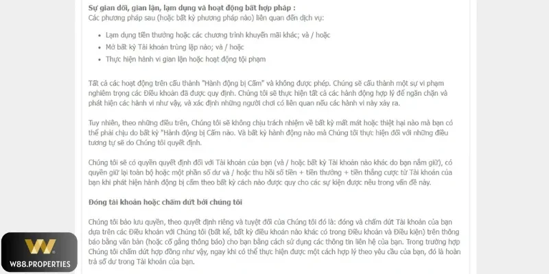 Trường hợp tính miễn trách nhiệm